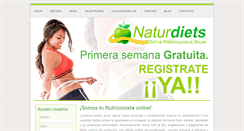 Desktop Screenshot of naturdiets.com
